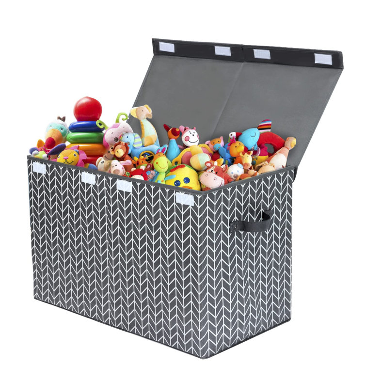 Latitude Run® Large Toy Box Chest Storage Bins With Lid, Toys